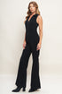 STREET ICON BLACK CORDUROY JUMPSUIT